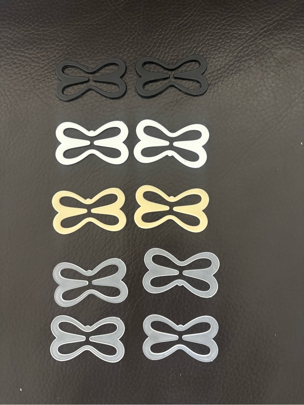 Butterfly Bra Back Strap Clips - Set of 5